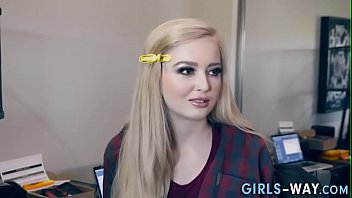 Lesbian spanish teenager with small tits