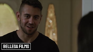 Babe (Keira Croft) Makes Out With Her Friend On The Couch Takes His Cum On Her Pussy - Bellesa