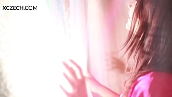 Beautiful czech asian model Nici Dee showing her perfect body in the country chalet