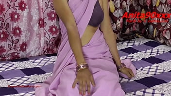 Indian Anita bhabi Anal video  in saree part-5 with Hindi audio ke sath