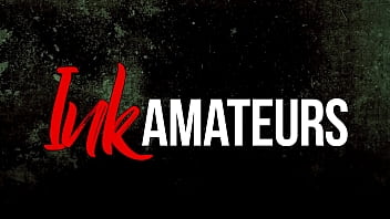 Busty tattooed Megan Inky stuffs her tight asshole