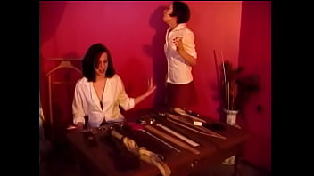 Lusty Fiona and Mei Ling get a good whipping by teacher