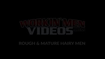 Stunning mature hunk masturbates his big rock hard cock