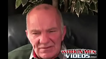 Stunning mature hunk masturbates his big rock hard cock