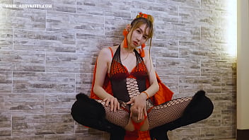 AB042 Abby Kitty tickled in bondage - Full Bodystockings