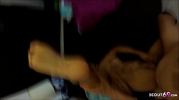 Latina TS Trans Strassen Hure von deutschem Freier zum abspritzen gefickt