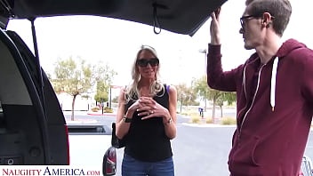 Naughty America - MILF blondie, Emma Starr, needs someone to CUM inside her wet pussy