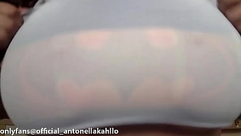 Antonella Kahllo massive tits in batman shirt