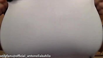 Antonella Kahllo massive tits in batman shirt