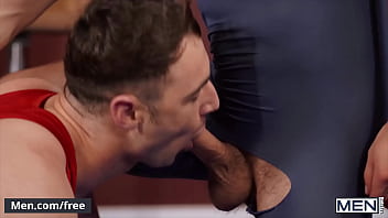 (Dante Colle, Michael Boston) Fuck Each Others Asshole After Practice - Men