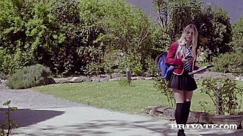 Private.com Horny Latina Veronica Leal Fucks Taboo Teacher