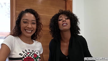 Misty Stone caught masturbating and Sarah Lace joins her