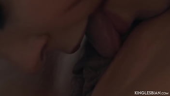 Mature brunette lesbian with huge tits loves to suck her friend'_s pussy and cum on her face