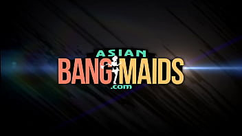 Sexy Asian Teen Maid Filled With Sperm