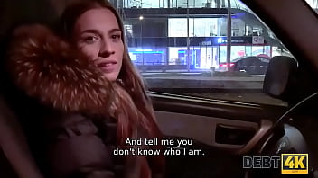 DEBT4k. Insane porn action by pretty debtor and debt agent