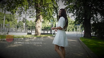 Public flashing upskirt no panties