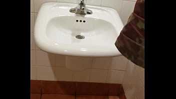 Public Cora restaurant masturbation