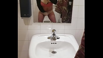 Public Cora restaurant masturbation