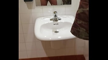 Public Cora restaurant masturbation