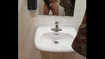 Public Cora restaurant masturbation