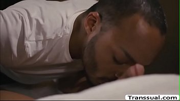 Gorgeous TS analed by her ex gf masseur