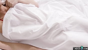 Petite teen Kristen Scott tasting her lesbian GFs Aidra Fox trimmed pussy