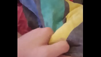 Saras Adventures - Pussy Playing With Full Bladder Makes Her Pee In The Bed