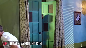 Big dick (Tyler Nixon) gets his cock sucked by punk goth tattoed (Katrina Jade) in American Whore Story Episode One - Digital Playground