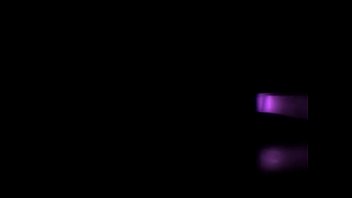 Horny pervert girl masturbates with glass and bottles