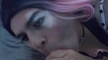 Ts Oscarina Grandeas spanked and facialized