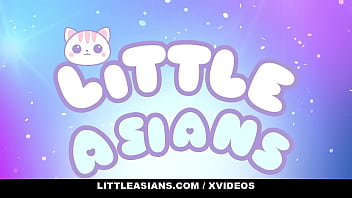 Little Asian Pizza Delivery Girl (Ember Snow) Gets Stuck in the Window - TeamSkeet