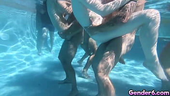 Gender 6 brings you Trans Pool Party! A whole new poolside experience! Korra Del Rio, Khloe Kay, Aubrey Kate and, Shiri Allwood fucked by pool!