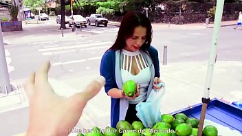 CARNE DEL MERCDO - #Sandra Jimenez - Sexy Colombiana Goes Hardcore After She Gets Picked Up From Her Job Near The Road