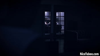 Jealous guy fucked lesbians Reagan Foxx and Krissy Lynn after he watched their action