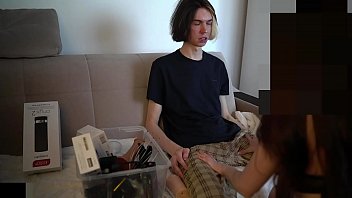 stepsister jerks me off with a toy