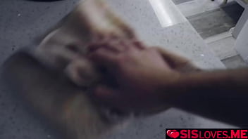 Sexy stepsister Skylar Vox gets interrupted by her horny stepbro