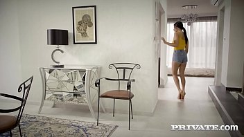 Private.com - Busty Brunette Nelly Kent Slammed In Her Mouth &amp_ Pussy!