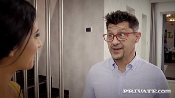 Private.com - Busty Brunette Nelly Kent Slammed In Her Mouth &amp_ Pussy!