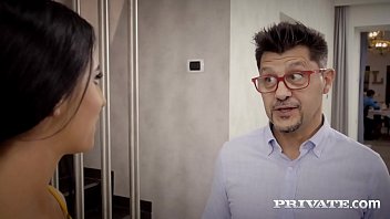 Private.com - Busty Brunette Nelly Kent Slammed In Her Mouth &amp_ Pussy!