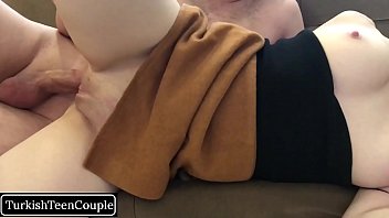 Stepsister gets caught with her wet pussy