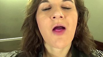 Blowing Bubble Gum Bubbles and Balloons While Masturbating