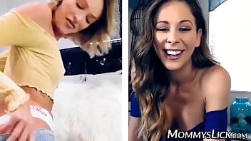 Blonde MILF Cherrie DeVille rubs pussy for her stepdaughter