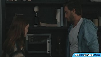 romantic sex with a cute brunette girl with small tits