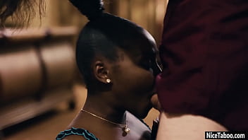 Curved black MILF Osa Lovely fucked by perverted guy after cock sucking