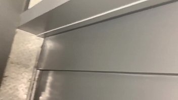 Stuck in an Elevator for Public Masturbation my first Time in Elevator