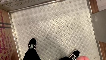 Stuck in an Elevator for Public Masturbation my first Time in Elevator