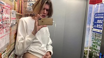 Stuck in an Elevator for Public Masturbation my first Time in Elevator