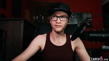 Stepbro made to watch big natural tits stepsister Gabbie Carter masturbate