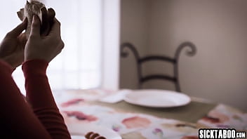 Dirty stepson fucked stepmoms Chanel Preston mouth before he banged stepsis