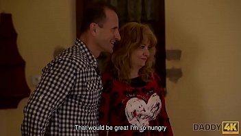 DADDY4K. Two slutty babes cant wait to taste dick of new BF